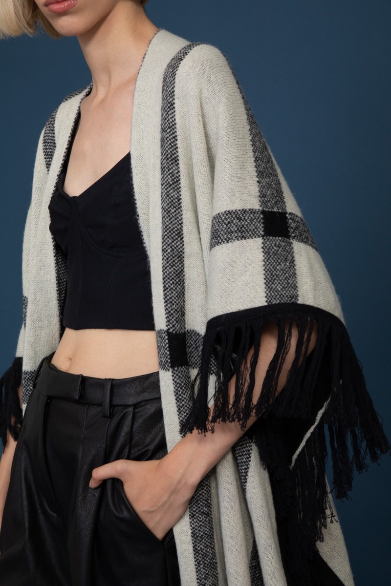 Ruana cardigan sale